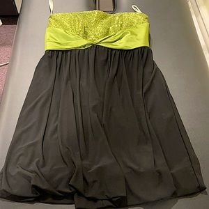 Strapless maxi dress